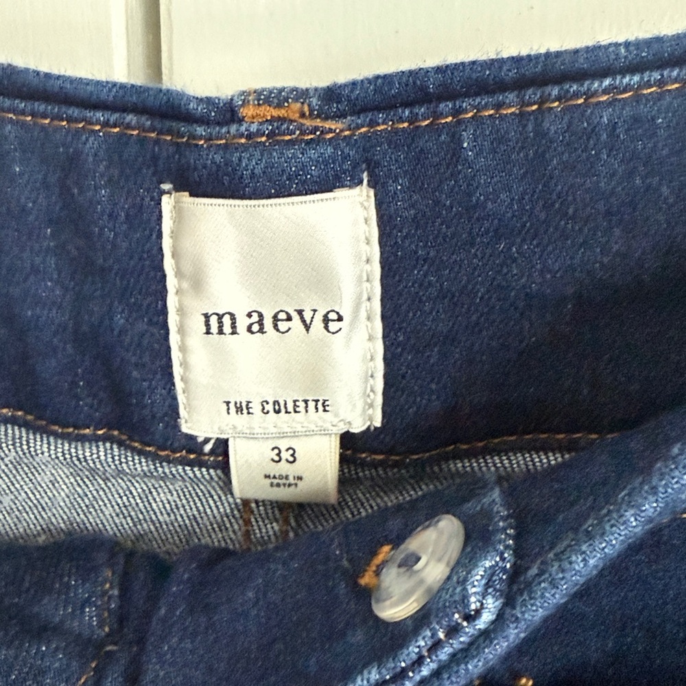 Anthropologie Maeve The Colette Full Length Wide Leg Jeans - Picture 4 of 12